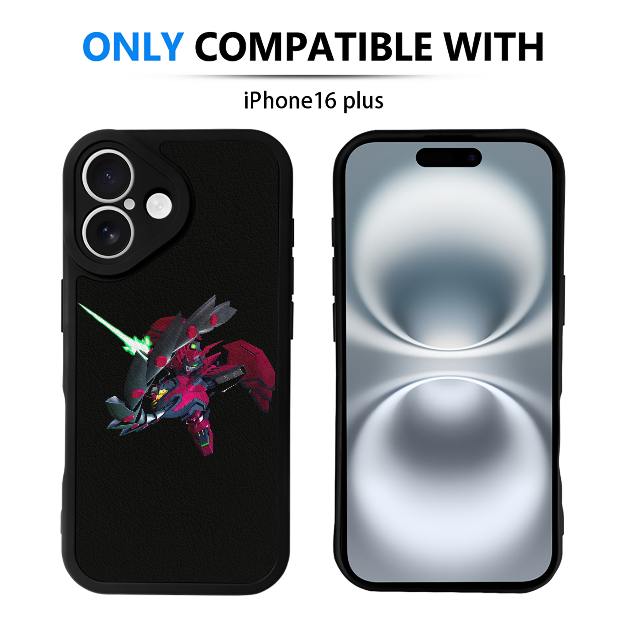 （画像用） 機動戦士ガンダム Mobile Suit Gundam 【iPhone 16シリーズ対応】シリコンスマホケース（レザー調） 材質：シリコン